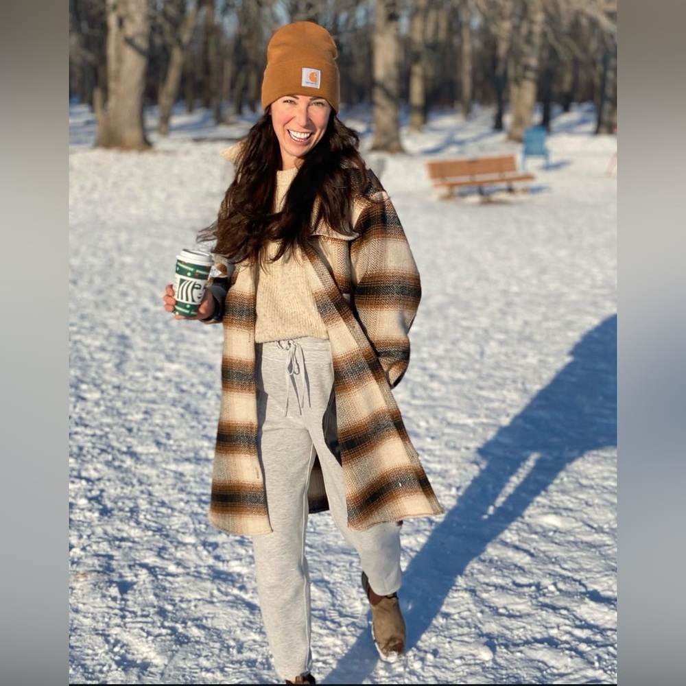 Shein plaid shacket